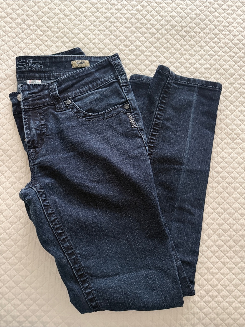 Silver Jeans Women’s Dark Indigo Skinny Jeans